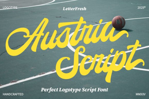 Austria Script: The Creative Font Blending Retro Charm with Modern Utility