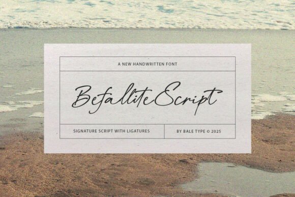 Befallite Script: The Authentic Handwritten Signature