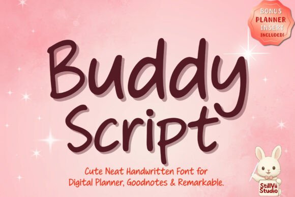 Buddy Script: The Neat & Minimal Handwriting Font