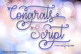 Congrats Script: Your Go-To Font for Warmth and Elegance