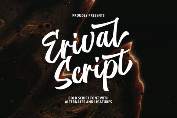 Erival Script: A Font for Modern Streetwear & Hand-Lettering Style