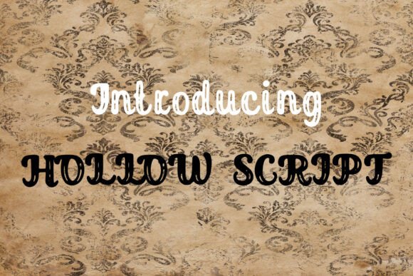 Exploring the Dynamic Curves of Hollow Script