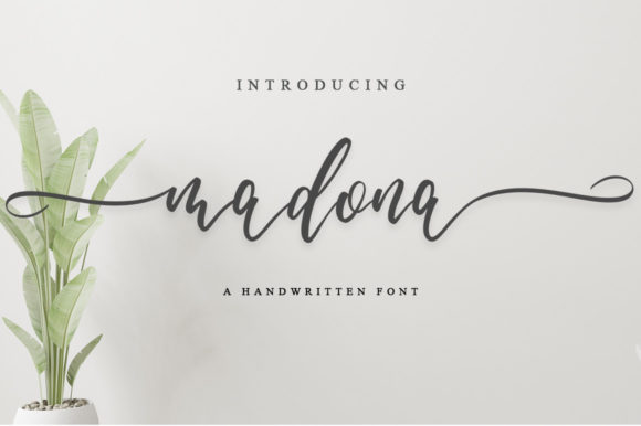 Madona Script: The Creative Font for Modern Designers