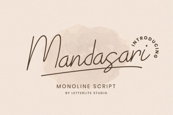 Mandasari Script: A Designer's Guide to Elegant Typography