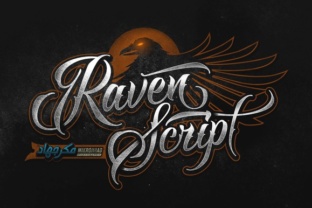 Raven Script: A Typeface That Flies Off the Page