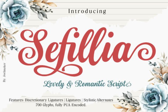 Sefillia Script: Crafting Authentic Elegance in Your Projects