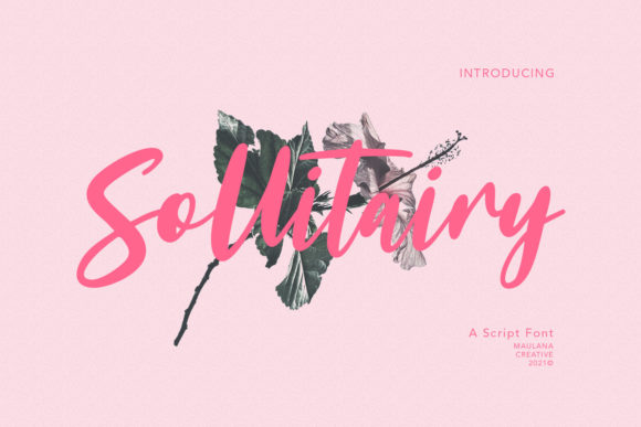 Sollitairy Script: The Stylish Font for Elegant Branding