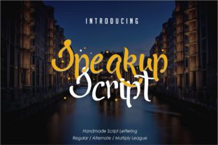 Speakup Script: A Handwritten Font with Real Personality