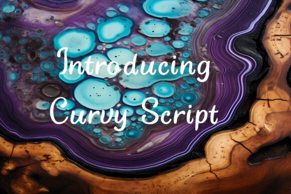 The Flowing Elegance of Curvy Script: A Designer's Guide