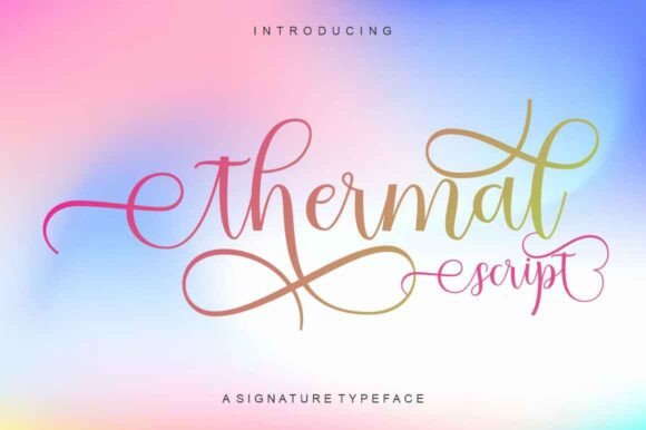 Thermal Script: Crafting Elegance in Modern Design